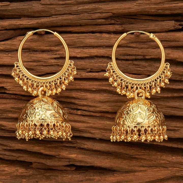 Indo Western Jhumki with gold plating 8391
