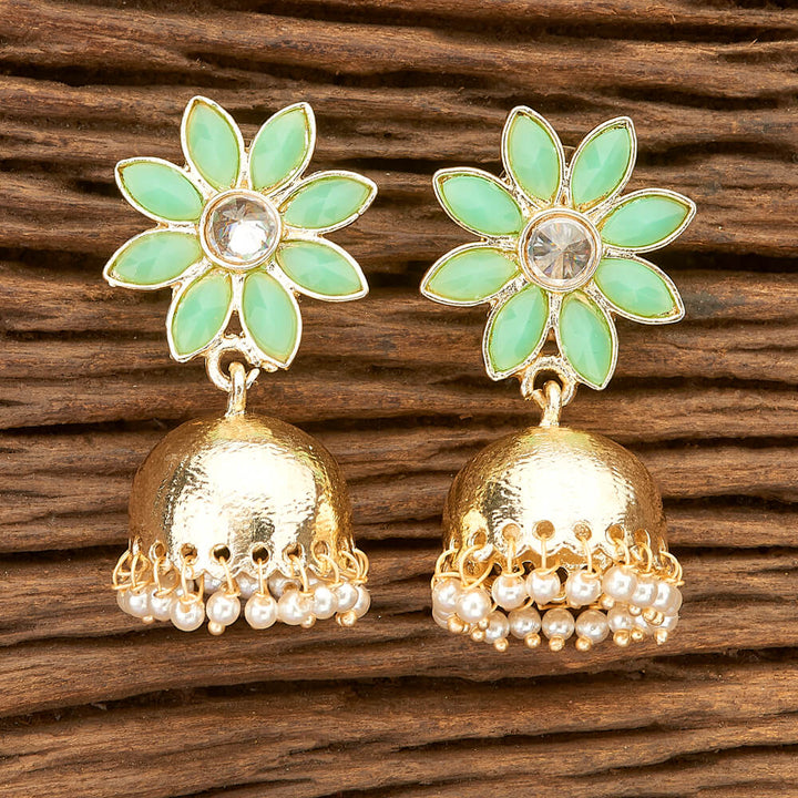 Indo Western Jhumki With Gold Plating 8463