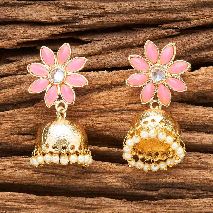 Indo Western Jhumki With Gold Plating 8463