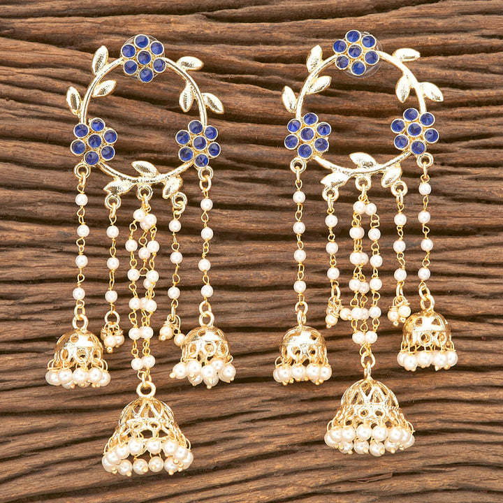 Indo Western Jhumkis with gold plating 8479