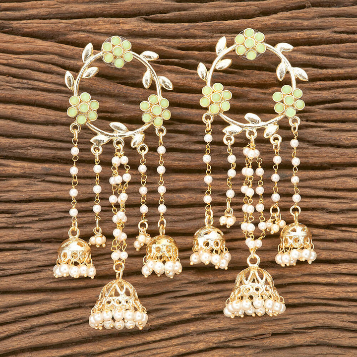 Indo Western Jhumkis with gold plating 8479