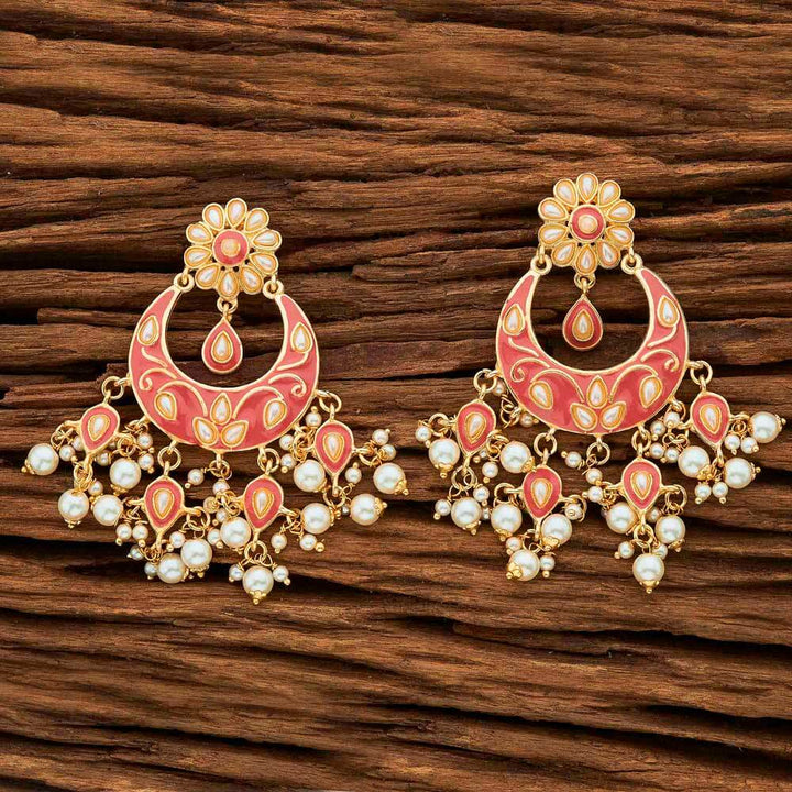 Indo Western Chand Earring with gold plating 8529