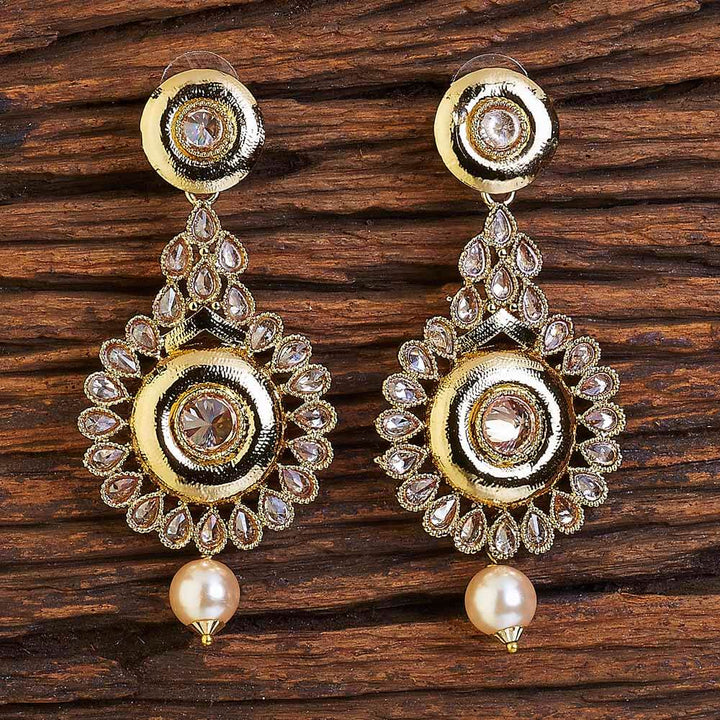 Indo Western Classic Earring with mehndi plating 8664