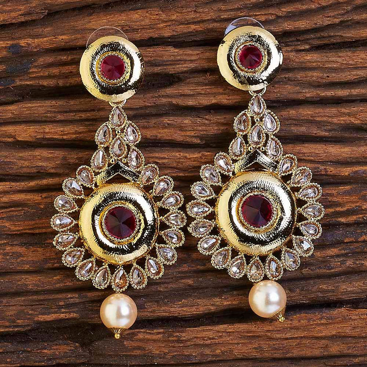 Indo Western Classic Earring with mehndi plating 8664