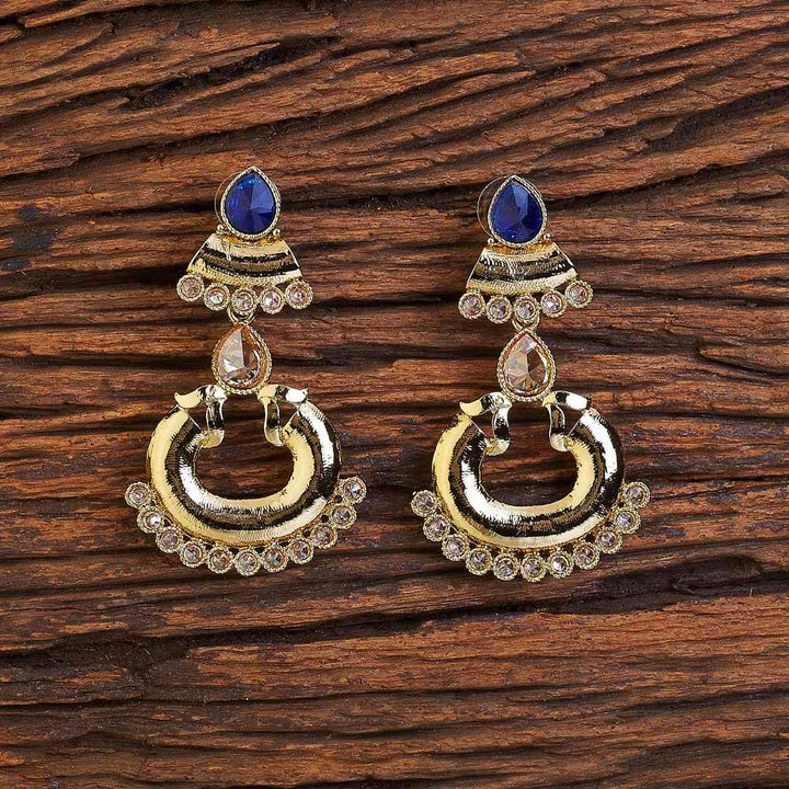 Indo Western Classic Earring with mehndi plating 8673