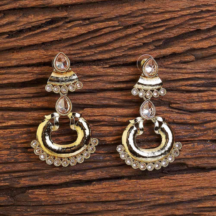 Indo Western Classic Earring with mehndi plating 8673