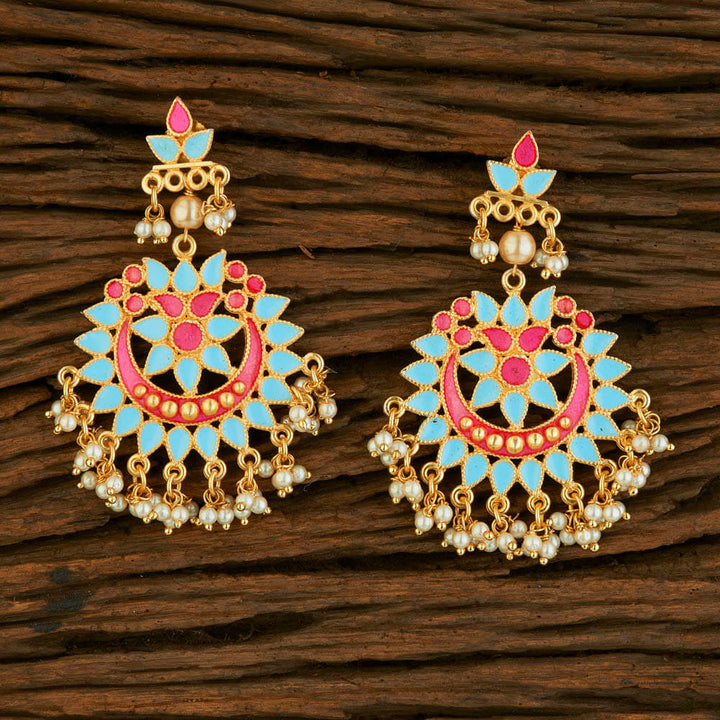 Indo Western Trendy Earring with gold plating 8726