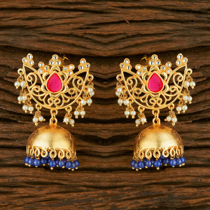 Indo Western Jhumki with gold plating 8730