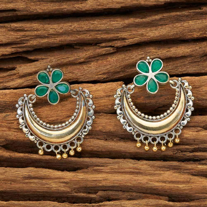 Indo Western Chand Earring with 2 tone plating 8860