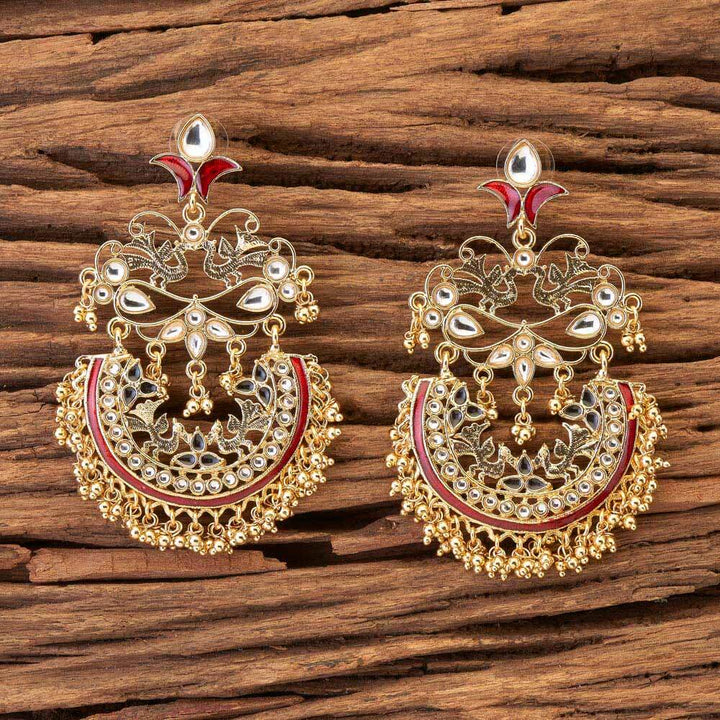 Indo Western Peacock Earring with gold plating 8892