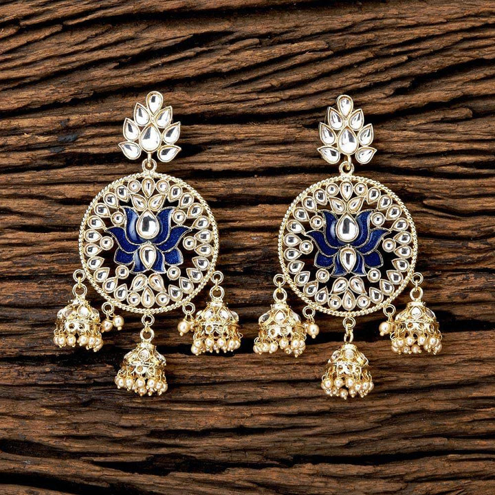 Indo Western Jhumki with gold plating 8938