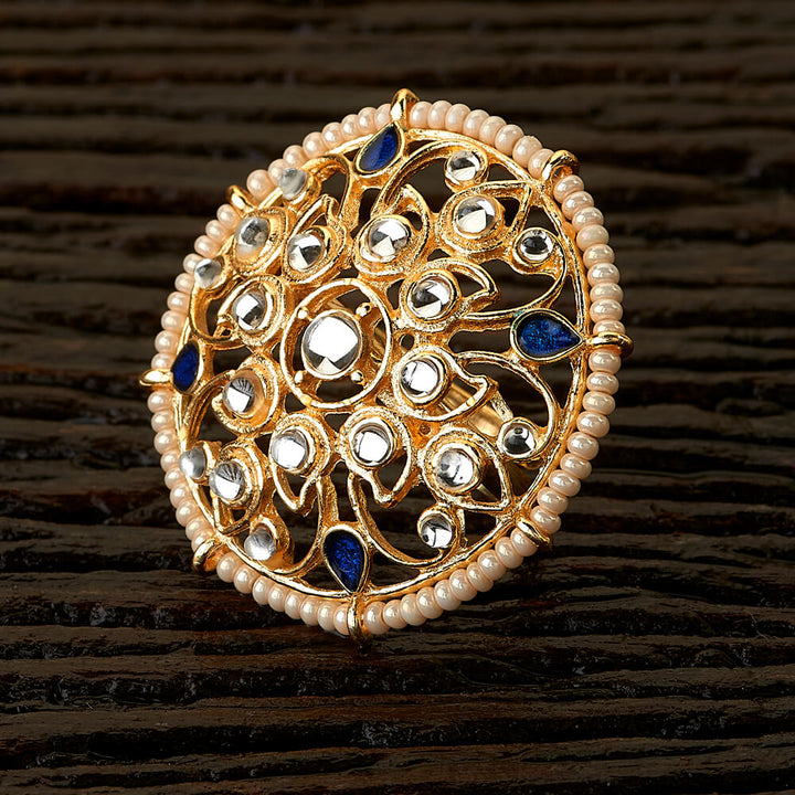 Indo Western Classic Ring with gold plating 90003