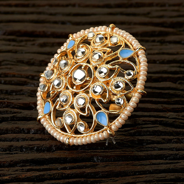 Indo Western Classic Ring with gold plating 90003