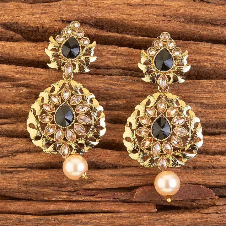 Indo Western Classic Earring with mehndi plating 9009