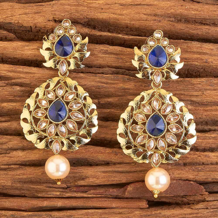 Indo Western Classic Earring with mehndi plating 9009