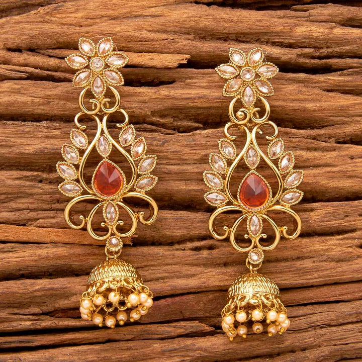 Indo Western Trendy Earring with mehndi plating 9013