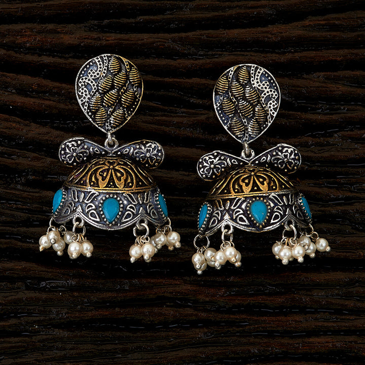 Indo Western Classic Earring with 2 tone plating 90146
