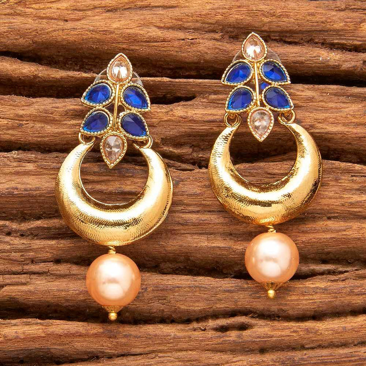 Indo Western Short Earring with mehndi plating 9015