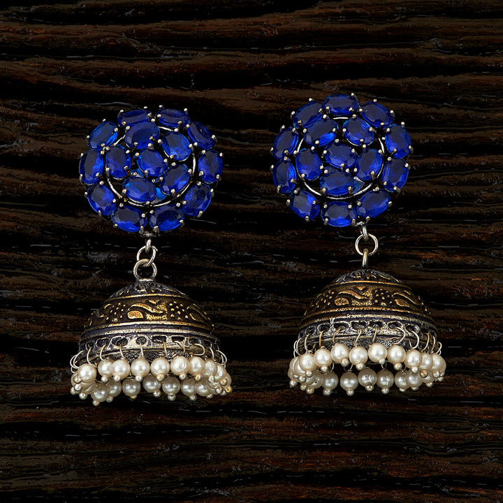 Indo Western Jhumkis with 2 tone plating 90160