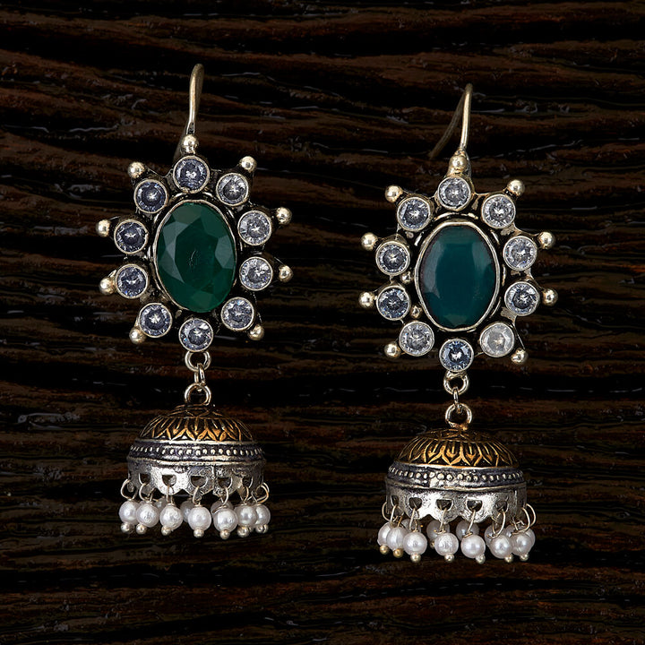 Indo Western Trendy Earring with 2 tone plating 90178