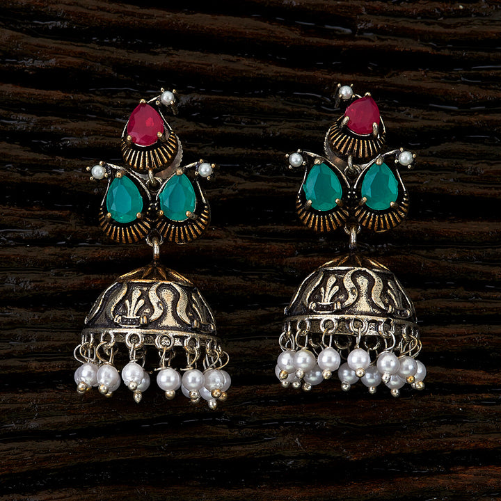 Indo Western Jhumkis with 2 tone plating 90180