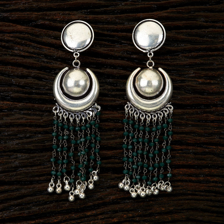 Trendy Earring with oxidised plating 90198