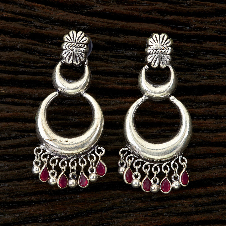 Chand Earring with oxidised plating 90204