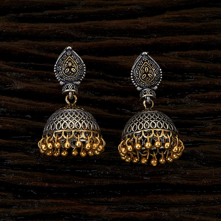 Indo Western Jhumkis with 2 tone plating 90233