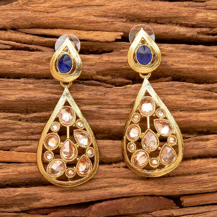 Indo Western Classic Earring with Mehndi plating 9025