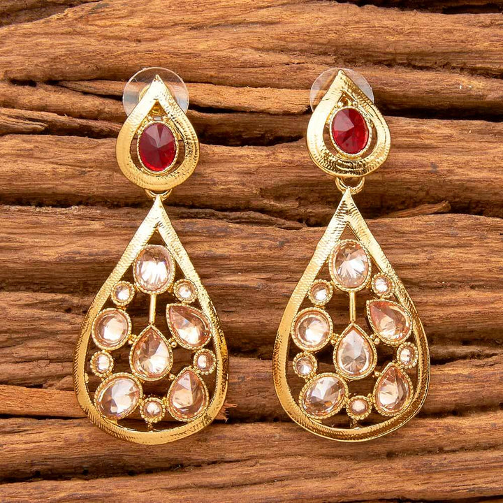 Indo Western Classic Earring with Mehndi plating 9025