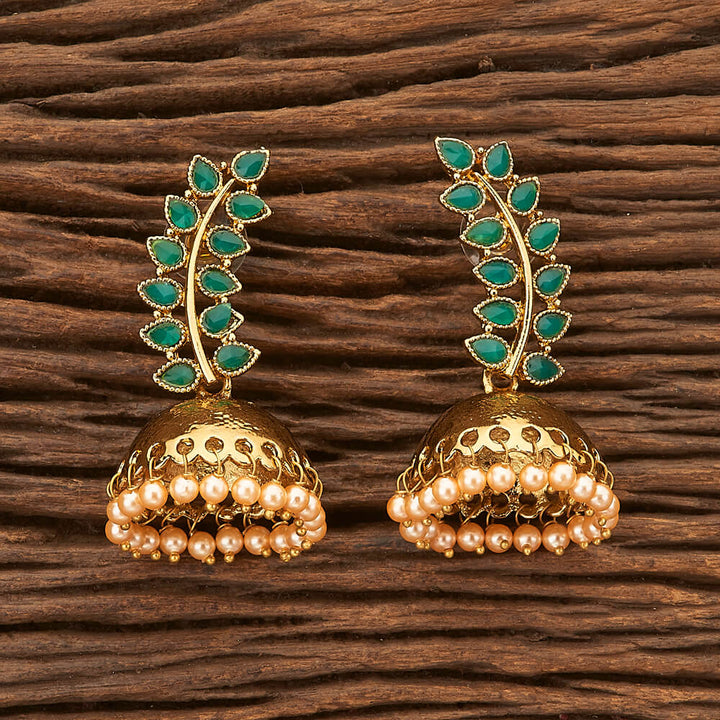 Indo Western Jhumkis with gold plating 9026