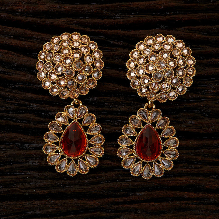 Indo Western Trendy Earring with mehndi plating 90299