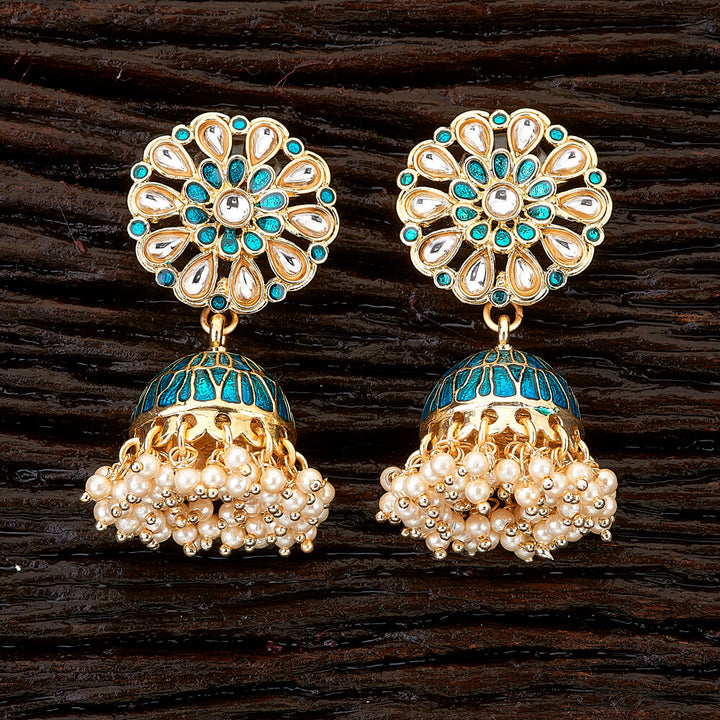 Indo Western Jhumkis with gold plating 90327