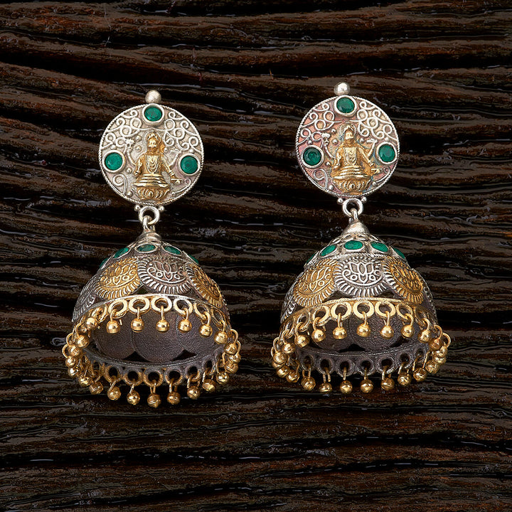 Indo Western Jhumkis with 2 tone plating 90369