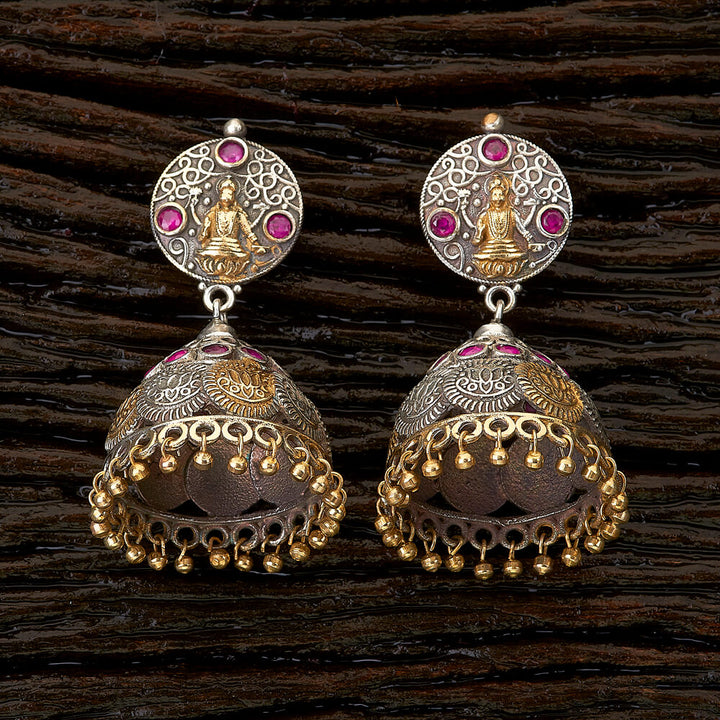 Indo Western Jhumkis with 2 tone plating 90369