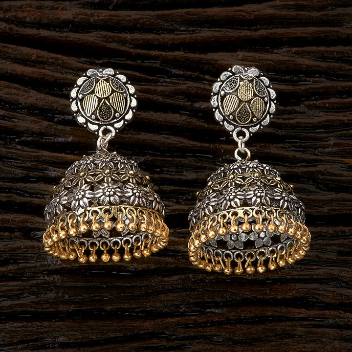 Indo Western Jhumkis with 2 tone plating 90380