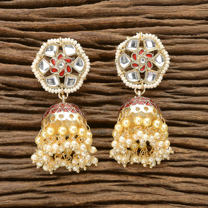 Indo Western Jhumkis with gold plating 90400