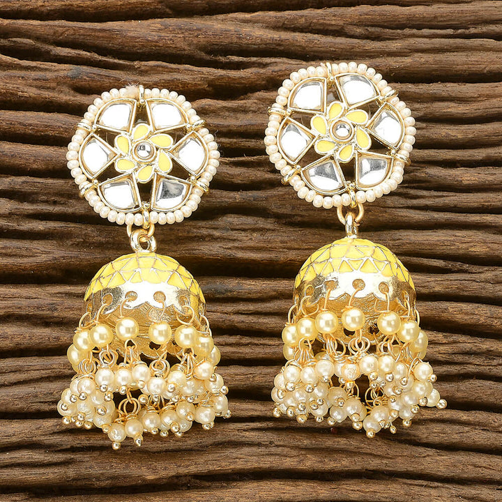 Indo Western Jhumkis with gold plating 90400