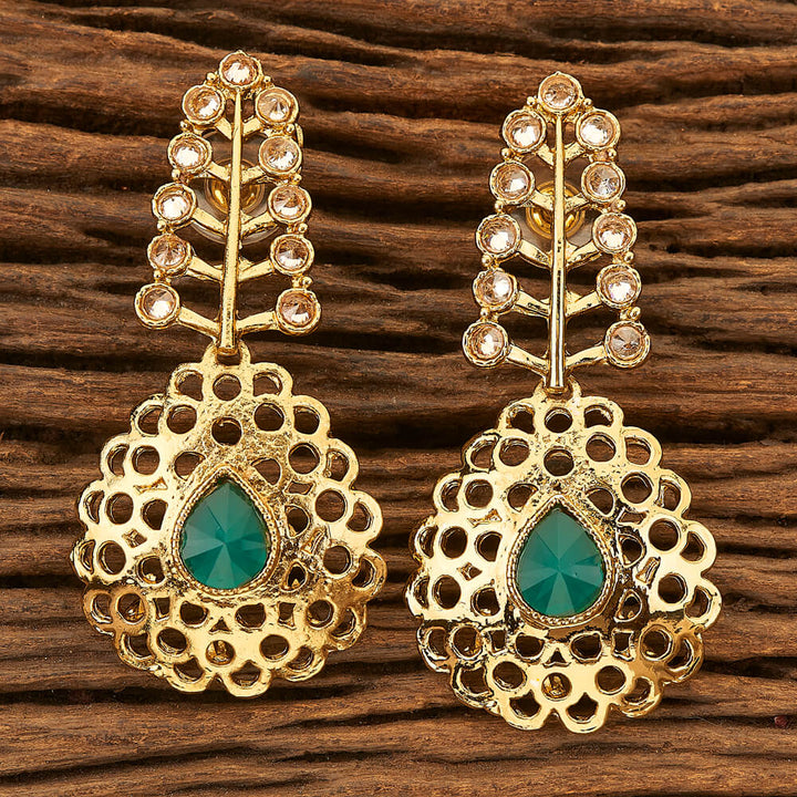 Indo Western Classic Earring with Mehndi plating 9040