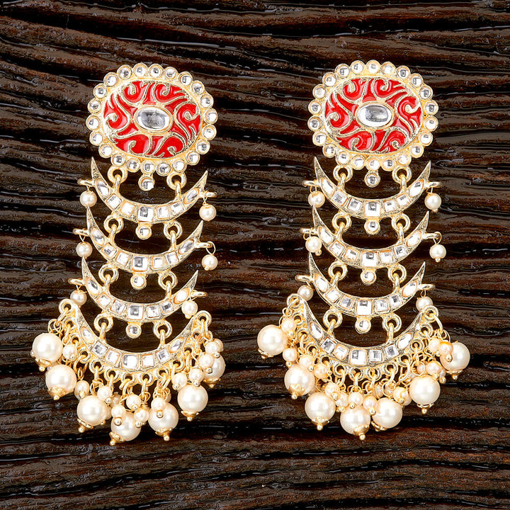 Indo Western Trendy Earring with gold plating 90454