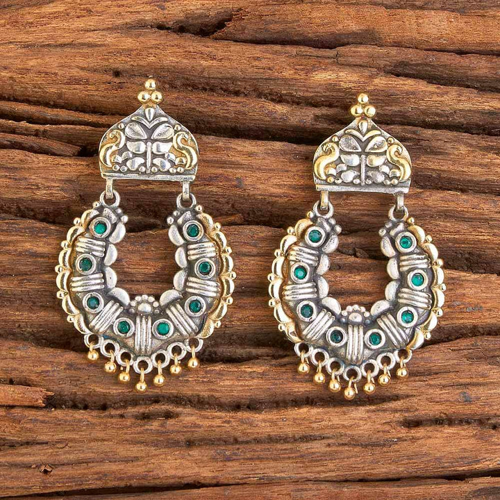 Indo Western Chand Earring with 2 tone plating 9050