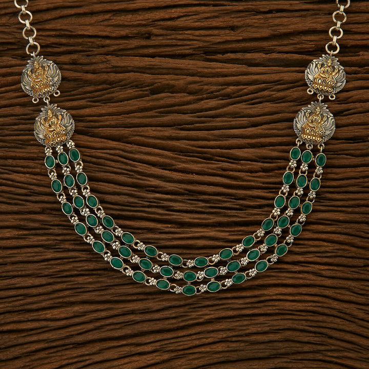 Indo Western Trendy Necklace with 2 tone plating 90510