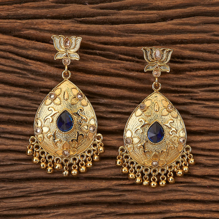 Indo Western Classic Earring with mehndi plating 90540