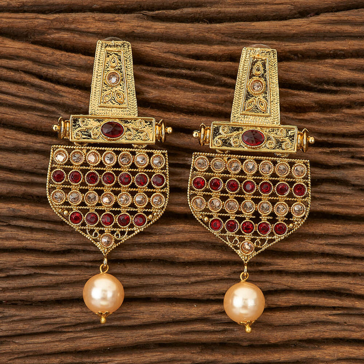 Indo Western Trendy Earring with mehndi plating 90545