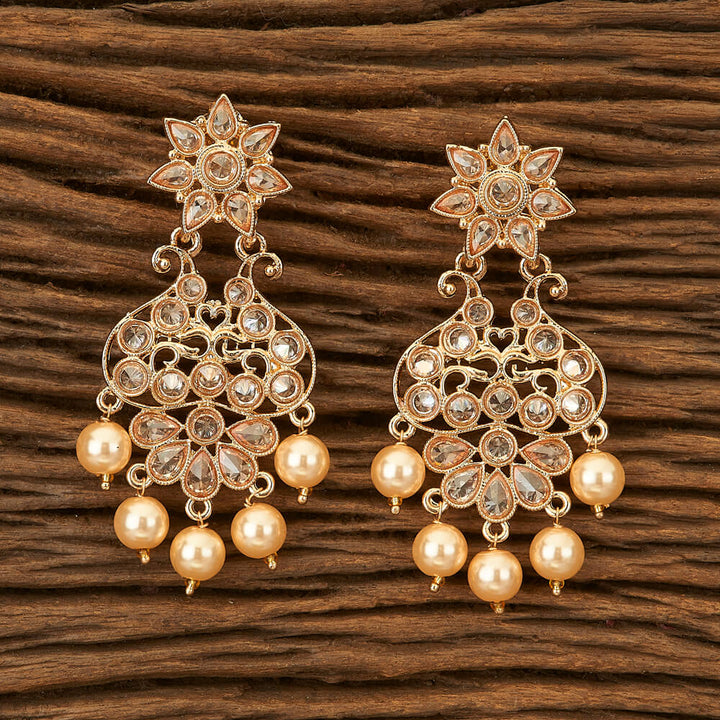 Indo Western Classic Earring with mehndi plating 90549