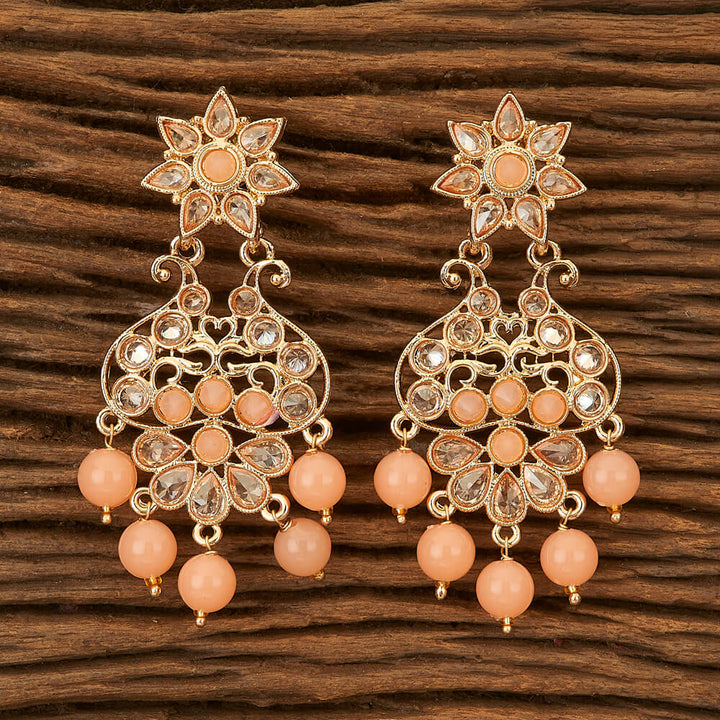 Indo Western Classic Earring with mehndi plating 90549