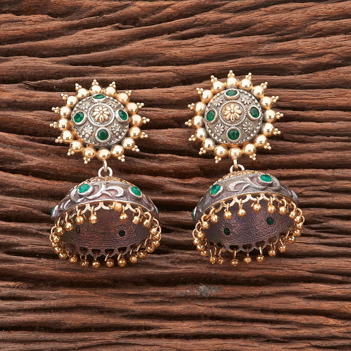 Indo Western Jhumkis with 2 tone plating 90576