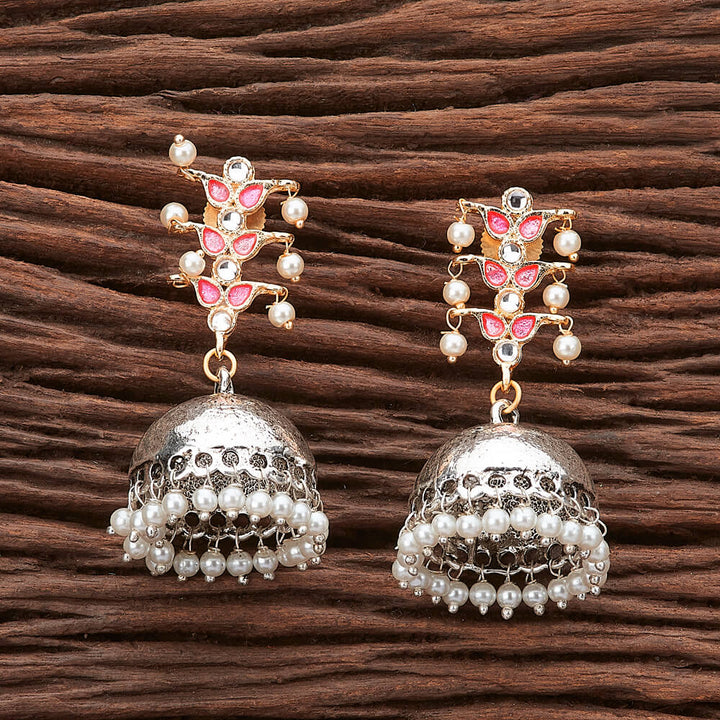 Indo Western Jhumkis with 2 tone plating 90597