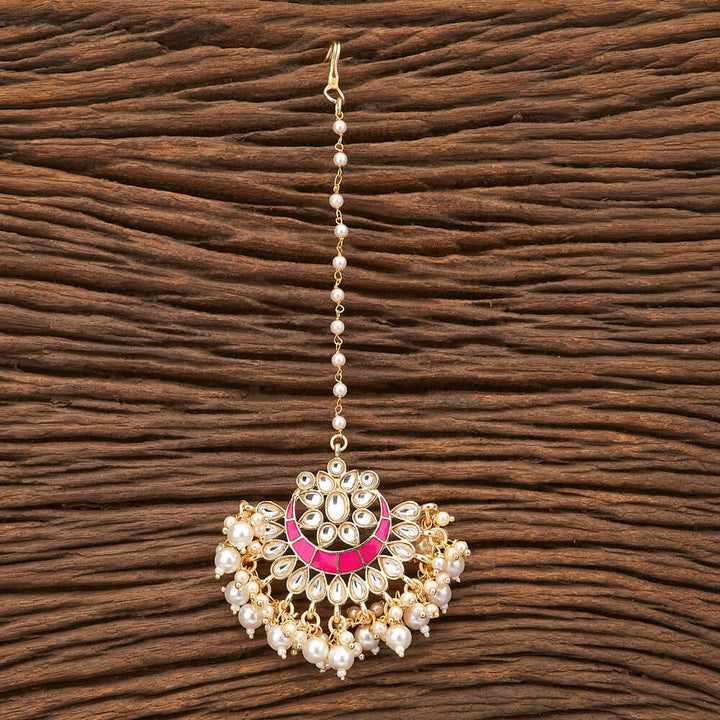 Indo Western Chand Tikka with gold plating 90607