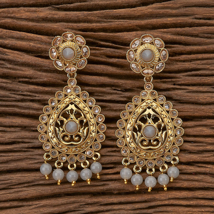 Indo Western Classic Earring with mehndi plating 90610